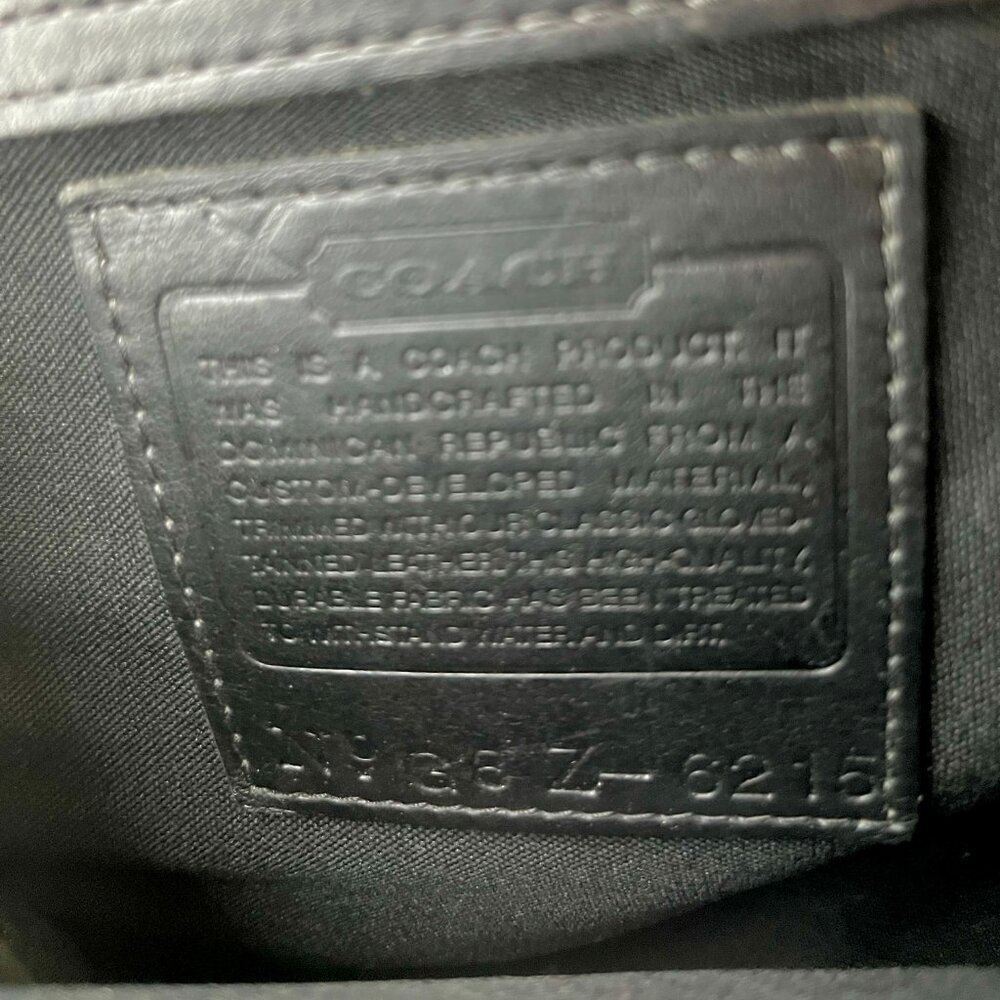 COACH  Vintage 1998 Black Neoprene Leather Small Backpack w/hangtag - Picture 6 of 13